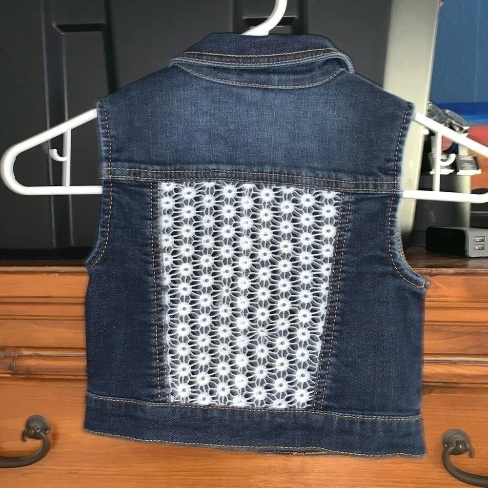 OshKosh B'gosh Girl Jeans Sleeveless Jacket